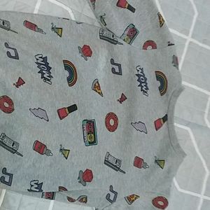 A gray aesthetic shirt